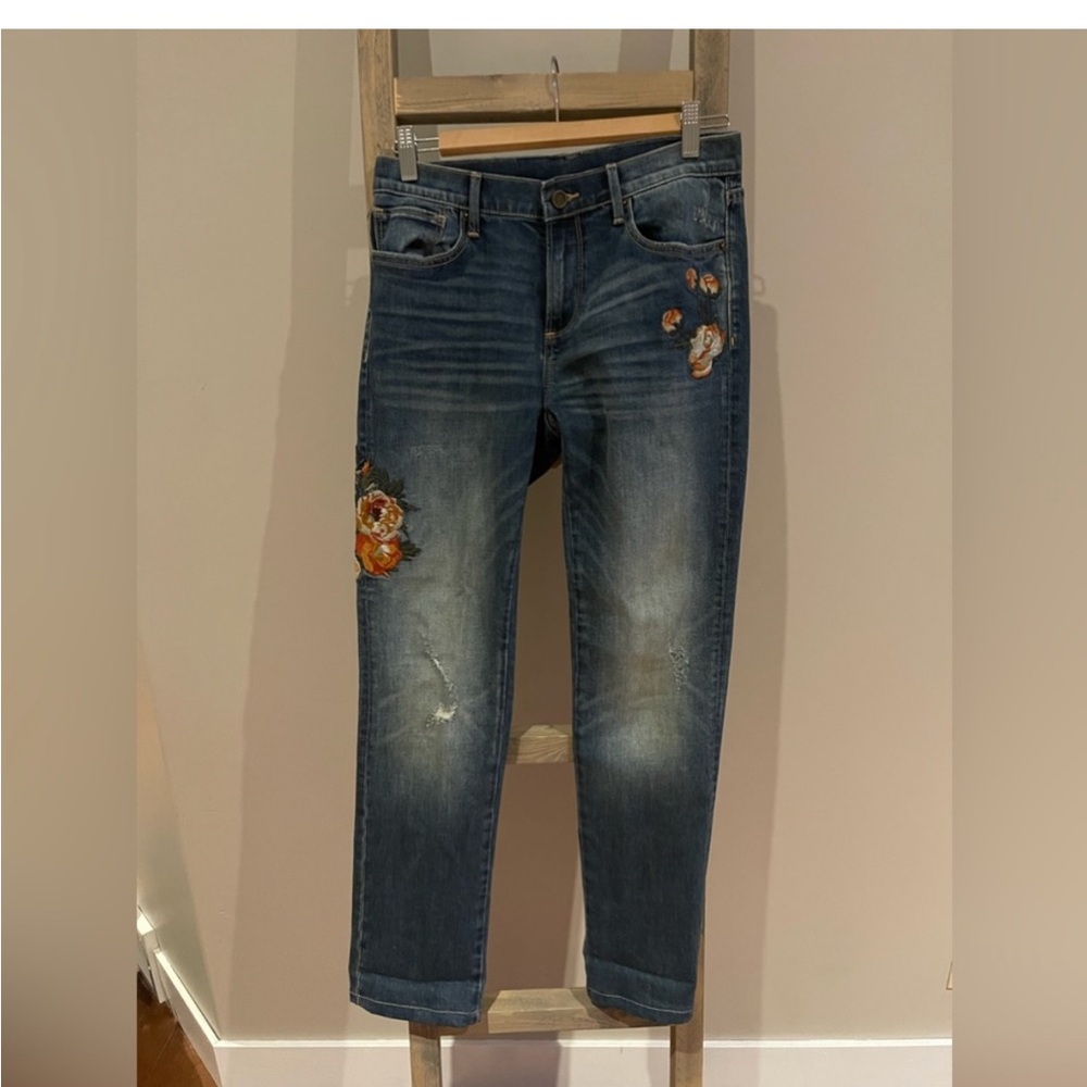 Anthropologie driftwood straight leg jeans
